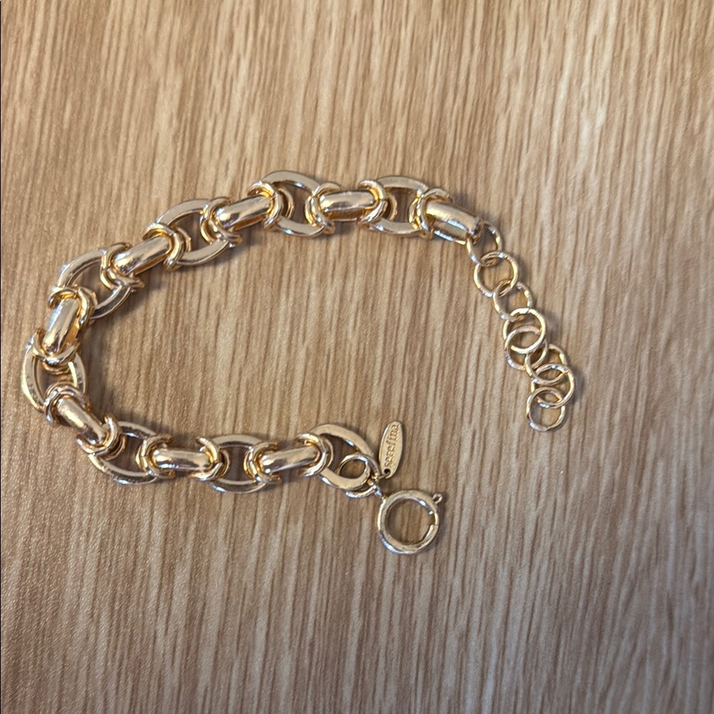 Anthropologie serefina Gold Chain Bracelet